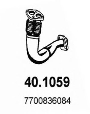 ASSO 40.1059 Exhaust Pipe